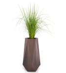 Donica wysoka geometryczna Siena CORTEN | 41x75 cm