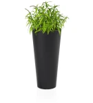 Donica wysoka 80cm Habana CZARNA | 40x80 cm