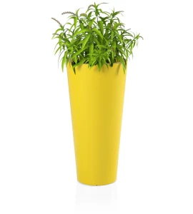 Donica wysoka 80cm Habana ŻÓŁTA | 40x80 cm