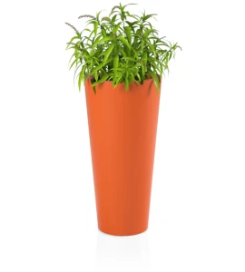 Donica wysoka 80cm Habana POMARAŃCZOWA | 40x80 cm