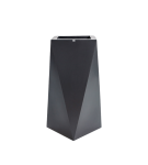 Donica geometryczna wysoka 75 cm Nevis ANTRACYT | 46x75 cm