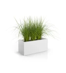 Donica tarasowa prostokątna 90cm Long BIAŁA | 90x40 cm