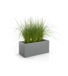 Donica długa prostokątna 90cm Long SZARA | 90x40 cm