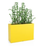 Donica wysoka prostokątna 100cm Longerino ŻÓŁTA | 100x70 cm