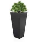 Donica wysoka 110cm Slim Line M CZARNA | 52x110 cm