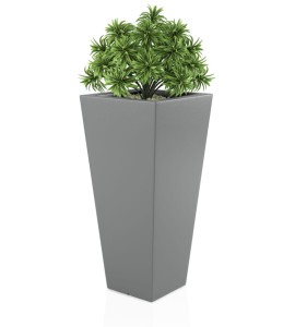 Donica wysoka 110cm Slim Line M SZARA | 52x110 cm