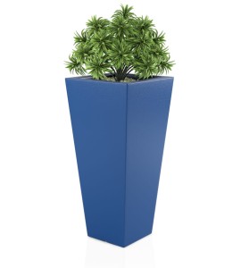 Donica wysoka 110cm Slim Line M NIEBIESKA | 52x110 cm