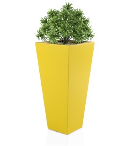 Donica wysoka 110cm Slim Line M ŻÓŁTA | 52x110 cm