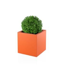 Donica kwadratowa 50x50 cm Pixel Pot POMARAŃCZOWA