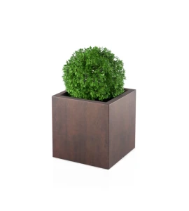 Donica kwadratowa 50x50 cm Pixel Pot CORTEN