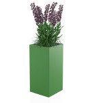 Donica wysoka 70 cm Tower Pot ZIELONA | 35x70 cm