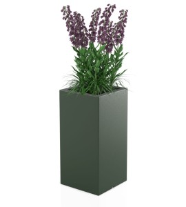 Donica wysoka 70 cm Tower Pot BUTELKOWA ZIELEŃ | 35x70 cm
