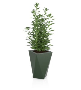 Donica na taras 60cm Vaso BUTELKOWA ZIELEŃ | 40x60 cm