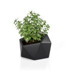 Donica geometryczna Vesari CZARNA | 60x69 cm