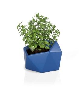 Donica geometryczna Vesari NIEBIESKA | 60x69 cm