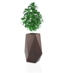 Donica wysoka geometryczna 80 cm Volcano CORTEN | 42x80 cm