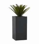 Donica antracyt wysoka z włókna szklanego ANTRACYT MAT | 85x41 cm