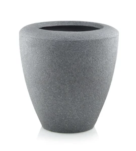 Donica ogrodowa ceramiczna 50 cm imitacja betonu | 50x50 cm