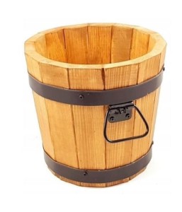 Donica drewniana sosnowa wysoka, różne kolory i rozmiary