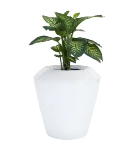 Donica 45 cm z włókna szklanego Canico BIAŁA | 45x45 cm