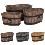 Donica drewniana kwietnik, różne kolory i rozmiary