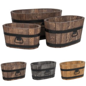 Donica drewniana kwietnik, różne kolory i rozmiary