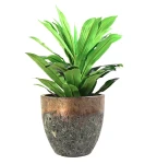 Donica ceramiczna 37 cm złota Atlantis | 37x31 cm