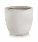 Donica ceramiczna duża 54 cm imitacja betonu JASNY SZARY | 54x51 cm