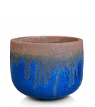 Donica misa ceramiczna 28 cm Atlantis NIEBIESKA | 28x22 cm