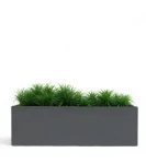 Donica metalowa antracytowa | 80/100/120x40x40 cm