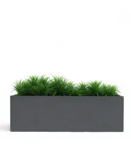 Donica metalowa antracytowa | 80/100/120x40x40 cm