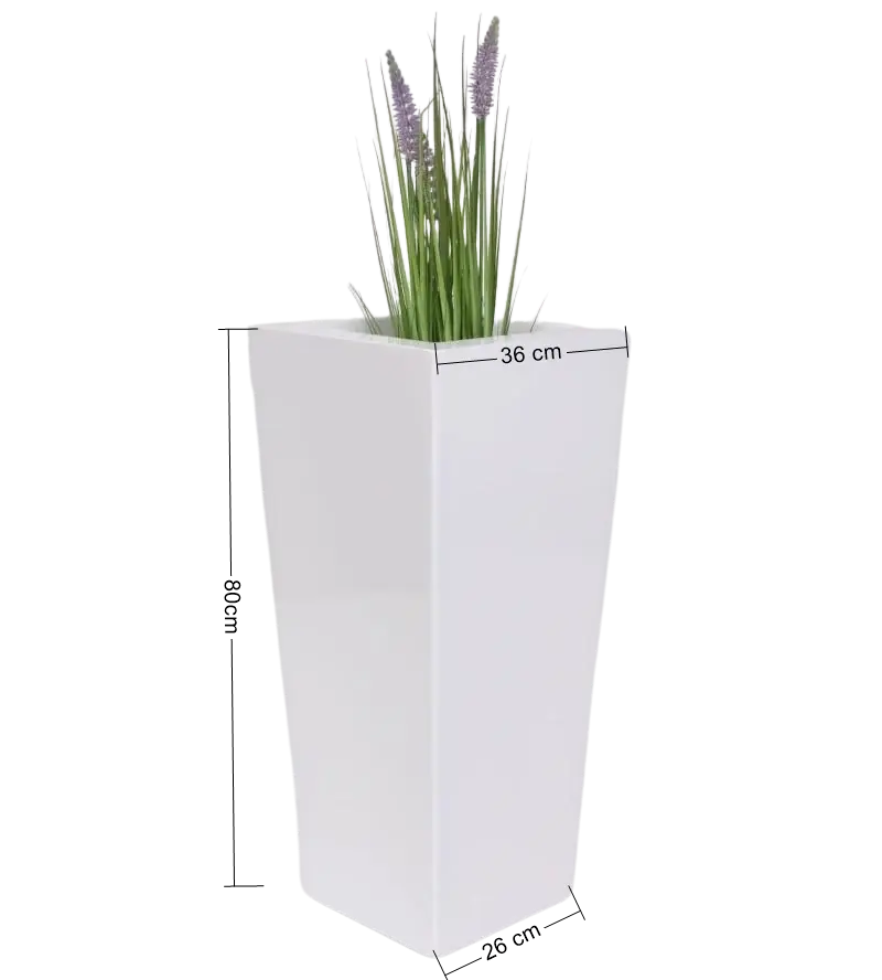 wysoka donica na taras