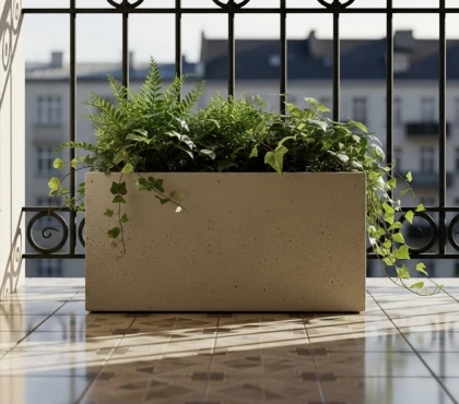 duże donice na taras