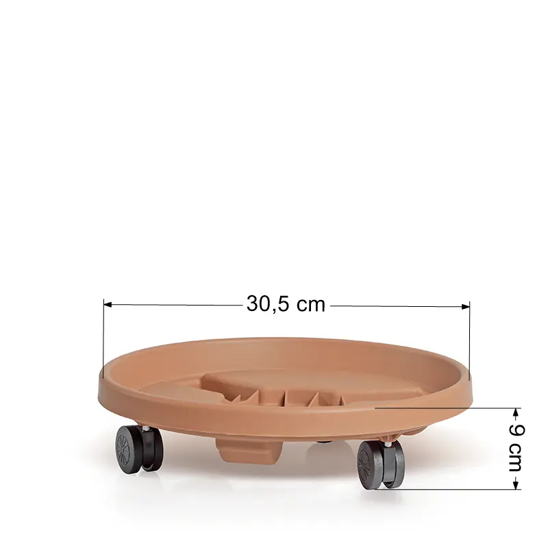 podstawka pod donice na kółkach kwadratowa 40cm