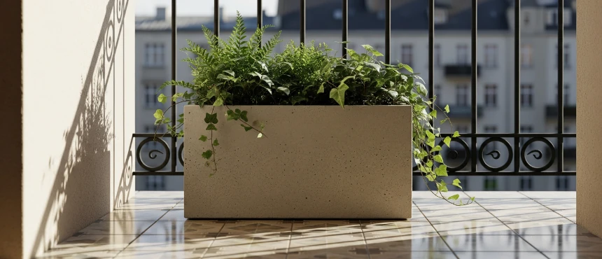 Donice na balkonie - stylowe i praktyczne rozwiązania